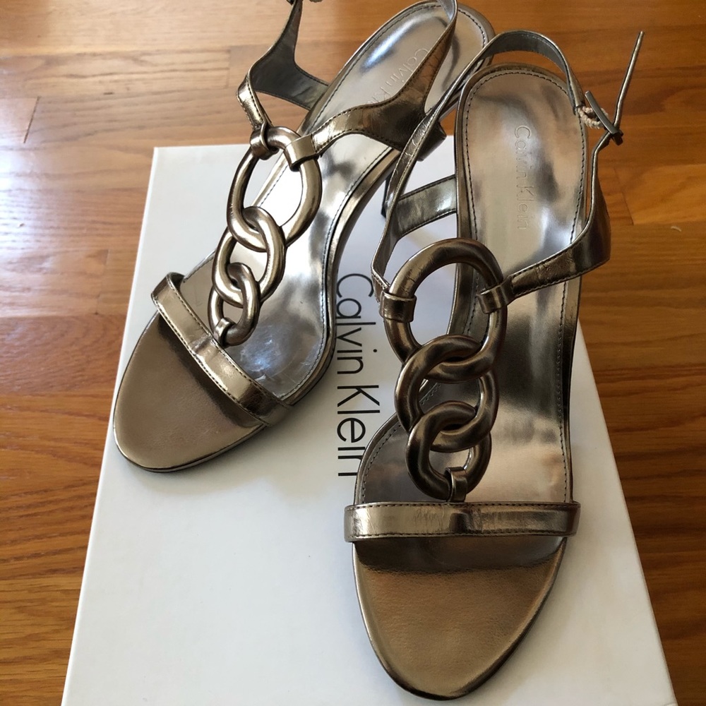 Calvin Klein heels-worn once !!